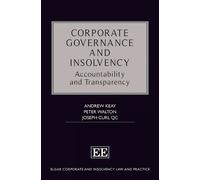 Peter Walton Andrew Keay Josep Corporate Governance and Inso (Copertina rigida)