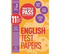 Peter Williams Practise & Pass 11+ Level Three: English Practice Tes (Tascabile)