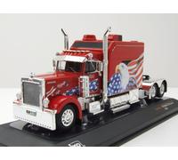 Peterbilt 379 Personalizzato Trattore 2002 Rosso Modellino Auto 1:64 ixo models