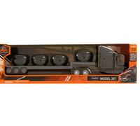 Peterbilt Model 387 Long Haul Truckers Camion Rimorchio Die-Cast 1:43 Nuovo