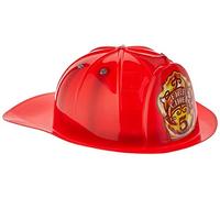 Peterkin Classics - Casco da Vigile del Fuoco per Bambini, Colore Giallo o Rosso, per Travestimenti, Festa del Libro, Giochi di Ruolo, Costumi e Accessori per Bambini, età 3+