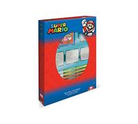 Peterkin | Super Mario Stamping Art Set | Include timbri in Gomma con Retro in Legno, tampone di Inchiostro e pennarelli Lavabili | Arti e Mestieri | Cancelleria | Penne Colorate | età 3+