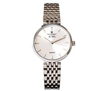 PETERSON Orologio da donna, design elegante, senza tempo, movimento al quarzo giapponese, preciso, in acciaio inox, a prova di danni, resistente agli spruzzi, cinturino con chiusura a farfalla,