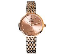 PETERSON Orologio da donna, design elegante, senza tempo, movimento al quarzo giapponese, preciso, in acciaio inox, a prova di danni, resistente agli spruzzi, cinturino con chiusura a farfalla,