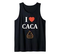 Péteur prout J'aime Le caca Humour i Love caca Canotta