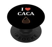 Péteur prout j'aime le caca Humour i love caca PopSockets PopGrip Adesivo