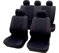 Petex 26174804 sydney coprisedile 11 parti poliestere nero sedile di guida
