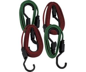 PETEX 43192400 - Set di 4 espansori piatti, ganci a J, colore: Rosso/Verde