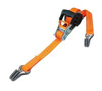 PETEX Cinghia a cricchetto automatica, autoavvolgente, 1 pezzo, 5 m x 35 mm, 1.000/2.000 daN, arancione