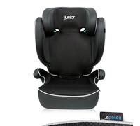PETEX Seggiolino auto Basic i-Size Standard secondo ECE R129 per bambini di circa 100-150 cm, seggiolino auto regolabile in altezza, colore nero, 1 pezzo