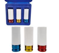 PETEX 44720200 Bussola Set di 3 Pezzi, 17/19/21 mm