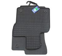 PETEX 64610 - Set di 2 tappetini in gomma, colore: Nero