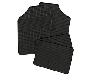 Petex 92130 - Tappetini universali, 4 Pezzi, Polar, Misura 2, Nero