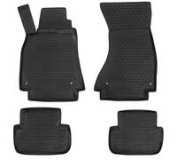 PETEX AWM13310 - Set di 4 tappetini per tutte le condizioni atmosferiche, colore: Nero