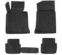 PETEX AWM16310 - Set di 4 tappetini per tutte le condizioni atmosferiche, colore: Nero