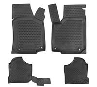 PETEX AWM61010 - Set di tappetini per tutte le condizioni atmosferiche, 4 pezzi, colore: Nero