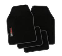Petex Carbon 11380004 - Tappetini Auto universali, 4 Pezzi, Colore: Nero