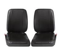 PETEX Coprisedili per auto per due sedili singoli (anteriori), 2 pezzi, professionali 4 in nero