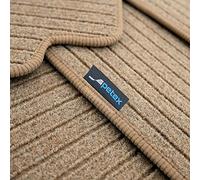 PETEX Jona - Tappetino per Auto, Tappetini Auto Gomma, Vestibilità Premium, Colore Beige, 1 Pezzo
