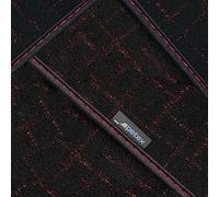 PETEX MODERN - Tappetini per auto, vestibilità premium, posteriori, colore: rosso, 2 pezzi