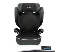 PETEX Seggiolino auto con ISOFIX - Basic Plus i-Size Standard secondo ECE R129 per bambini di circa 100 - 150 cm, seggiolino auto regolabile in altezza, colore nero, 1 pezzo