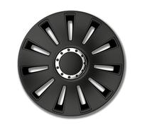 PETEX Silverstone PRO 531616 - Copricerchi da 16 Pollici, Colore: Nero