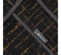 PETEX Tappetini auto su misura per Honda Jazz Crosstar/Jazz Crosstar Hybrid dal 02/2020, set di tappeti auto in velluto - oro moderno 4 pezzi