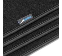 PETEX Tappetini auto su misura per Hyundai i30 dal 01/2017/i30 cw dal 06/2017/i30 Fastback dal 01/2018, set di 4 tappetini auto in velluto Plutone, colore nero
