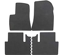 PETEX Tappetini in Gomma per Modello 3, Nero, 4 Pezzi