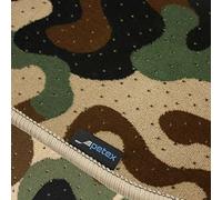 PETEX Tappeto Auto Tappetini Gomma per Esterni, Vestibilità Premium, Verde Oliva, 1 Pezzo