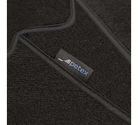 Petex - Tappeto in Auto 2 Parti Avus Nero T4 Caravelle dal 1996 - 2003 Tasca di passeggeri di 5 posti