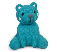 Petface Little Teddy Bear - Giocattolo da masticare per cani, in lattice, confezione da 1, colore: Blu