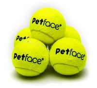 Petface Mini palline da tennis Super per cani, 4,8 cm, 5 pezzi