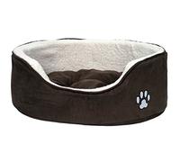 Petface SAMS - Cuccia Ovale per Cani o Cuccioli con Cuscino Reversibile, Lavabile in Lavatrice, Grande (Confezione da 1)