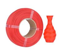 PETG Filament, filamento stampante 3D da 1,75 mm 1 kg/2,2 libbre fasci di bobine compatibili con PRUSA, Ankermaker La maggior parte delle stampanti 3D (Rosso)