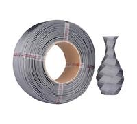 PETG Filament, filamento stampante 3D da 1,75 mm 1 kg/2,2 libbre fasci di bobine compatibili con PRUSA, Ankermaker La maggior parte delle stampanti 3D (Grigio)