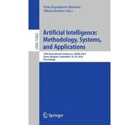 Petia Koprinkov Artificial Intelligence: Methodology, Systems, and A (Tascabile)