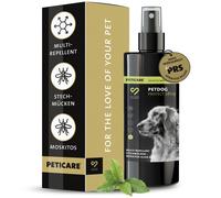 Peticare spray anti-insetti per cani contro zanzare, tafani e moscerin