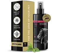Peticare spray anti-simulidi mosca nera e culicoides per cavalli, prev
