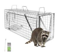 Petigi Gabbia Trappola per Animali Talpa Ratto Mouse Topo Nutria 105 x 34 x 42 cm