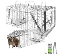 Petigi Gabbia Trappola per Animali Talpa Ratto Mouse Topo Nutria 80 x 34 x 34 cm