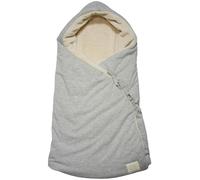 PETIT ALO Sacco a pelo per bambino, fodera interna in peli, invernale, grigio | sacchetto per dormire sicuro | Navicella neonato