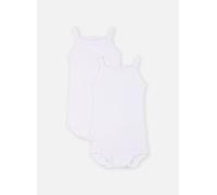 Petit Bateau - 2 Bodies A Bretelles Bianco - Abbigliamento 6M Bianco