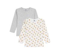Petit Bateau 2 TS Ml Le Biancheria Intima Giorno, Variant 1, 10 Anni Bambini e Ragazzi