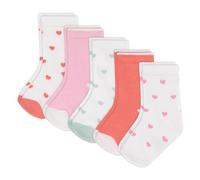 Set di 5 paia di calzini 15/18-19/22 Rosa 15/18