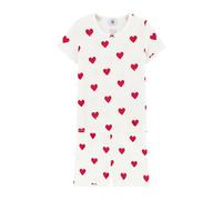Petit Bateau A00KG, Pyjacourt Bambine e ragazze, Bianco Marshmallow/Rosso Terkuit, 8 anni