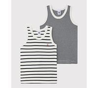 Petit Bateau A01DS, Canotta (Pacco da 2) Bambini e ragazzi, Variante 1, 5 anni