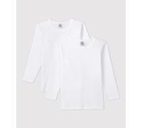 Petit Bateau A01dv Maglietta a Maniche Lunghe Bambini e Ragazzi (Pacco da 2)