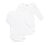Petit Bateau A01T3, Body a righe a maniche lunghe (Pacco da 2) Unisex - Bimbi 0-24, Variante 1, 3 mesi