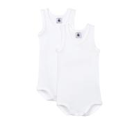 Petit Bateau A01t5 Body Senza Maniche Bimbo 0-24 (Pacco da 2)